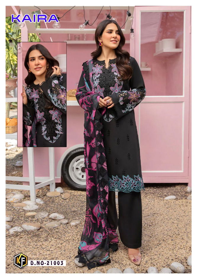 Kaira Vol 21 By Keval Heavy Lawn Cotton Pakistani Dress Material Wholesale Market
